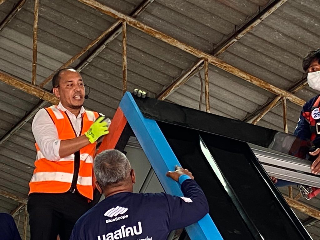 อบรมติดตั้งเมทัลชีท บลูสโคป ชัยศิริวัฒน์