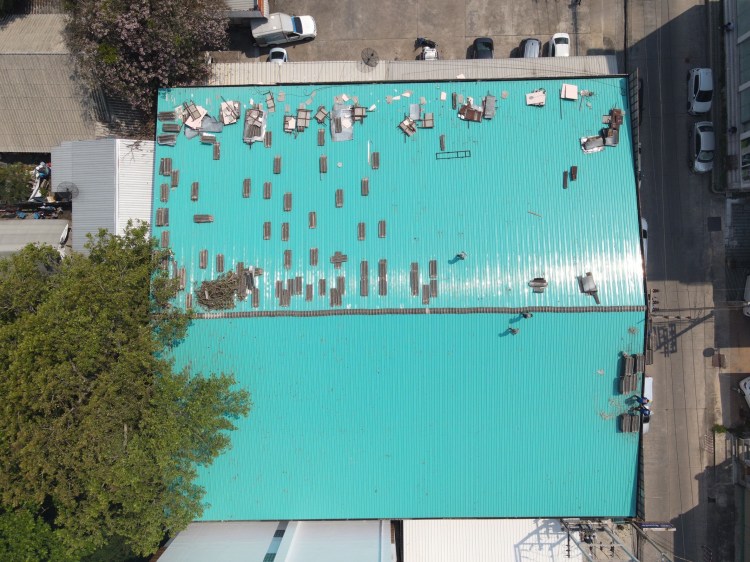 เมทัลชีท โรงงาน รื้อมุง